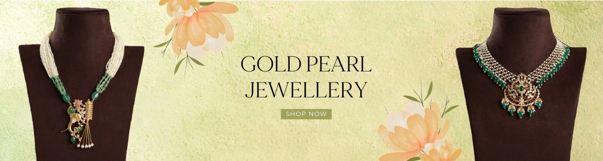 Gold Pearl Jewellery Designs 2023