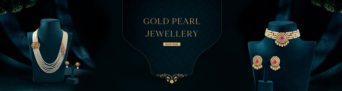 Gold Pearl Jewellery Designs Online