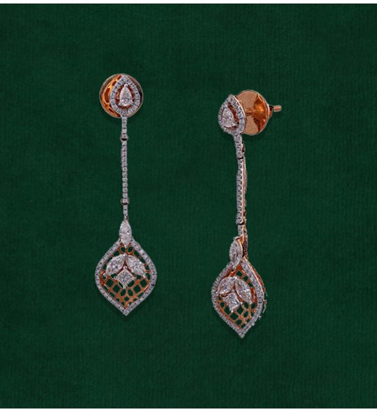 Diamond Emerald earrings