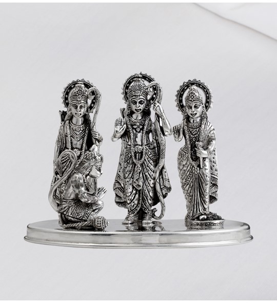 Ram Parivaar in Silver Antique Workmanship