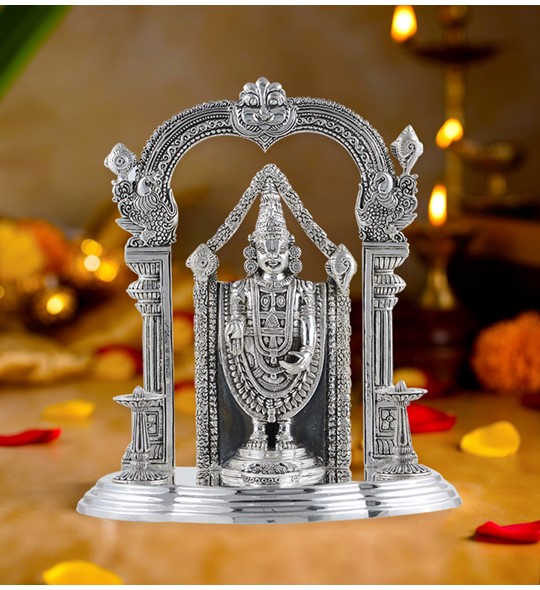 Silver Sri Venkateshwara Idol