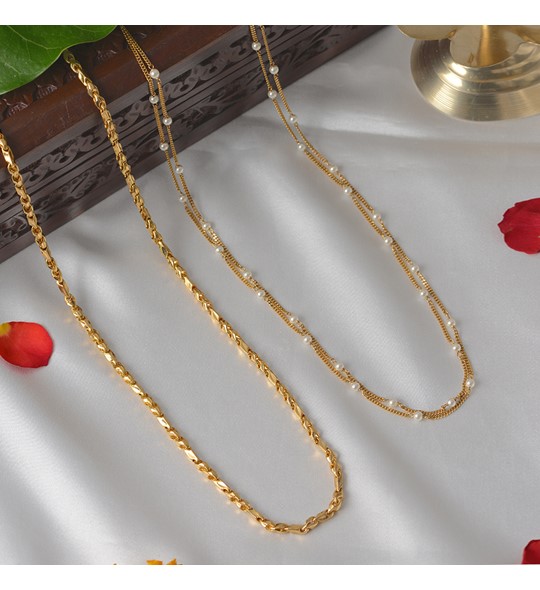Gold Chains for Couple