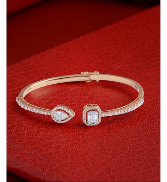 Pear Baguette Diamond Bracelet