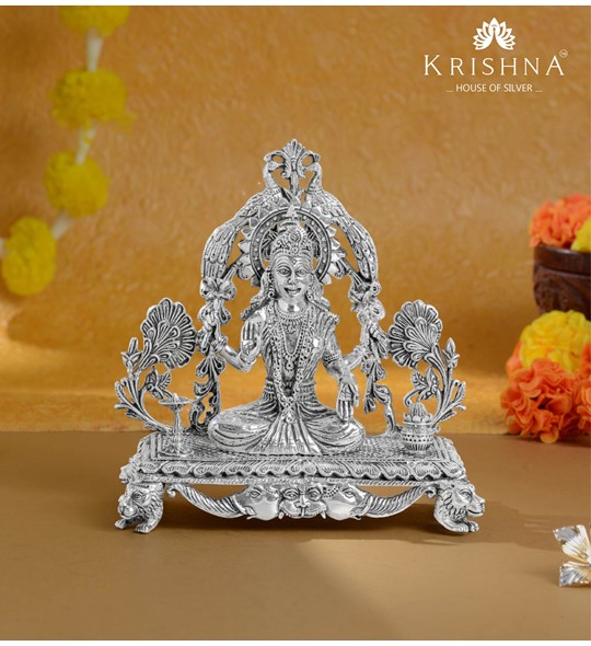Pure Silver Lakshmi Devi Vigraham