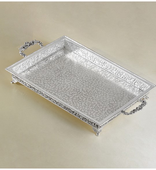 Pure Silver Tray For Pooja