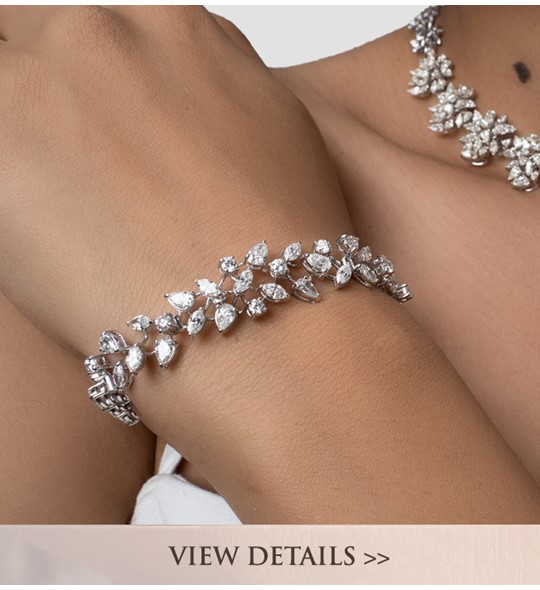Diamond studded bracelet