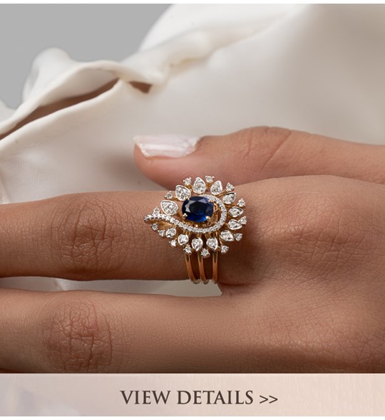 Unique style diamond ring