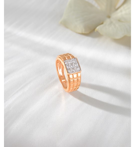 Multi-diamond Ring for Men