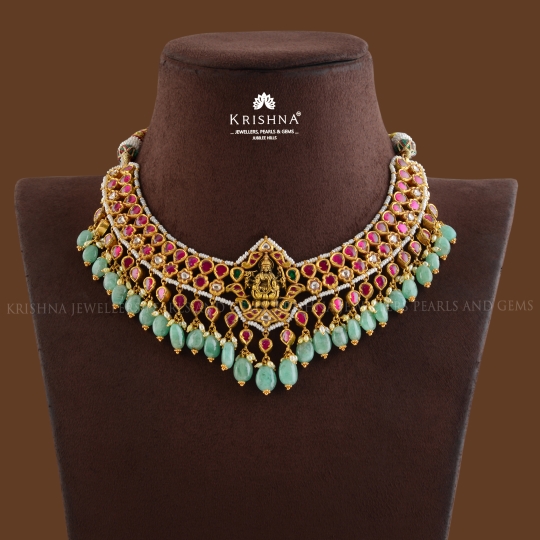 Opulent Gold Kundan Necklace