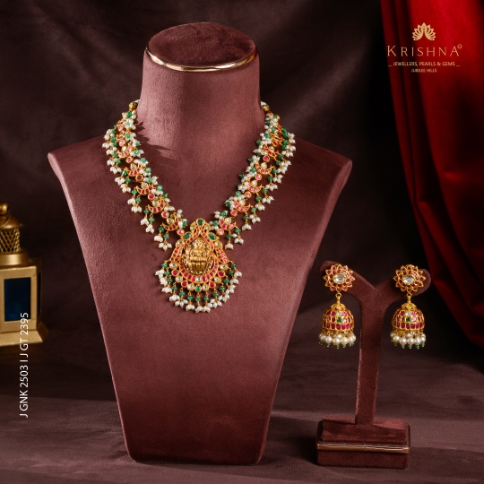 Bridal Gold Kundan Necklace & Earring sets