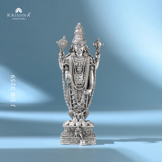 Divine Venkateshwara Silver Idol