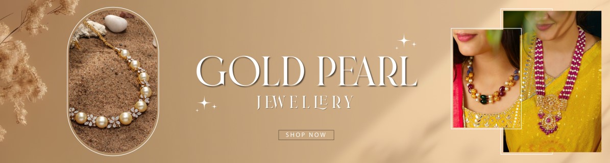 Buy Gold Pearl Jewellery Online