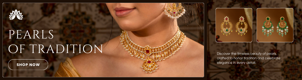 LATEST GOLD PEARL JEWELLERY 2025