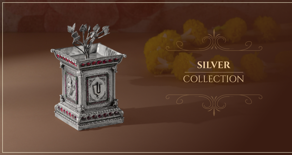 Buy Silver Pooja Articles Online at Krishna Jewellers