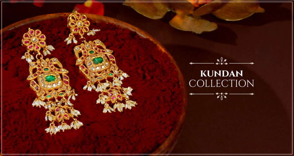 Buy 22k Gold Kundan Jewellery at Krishna Jewellers