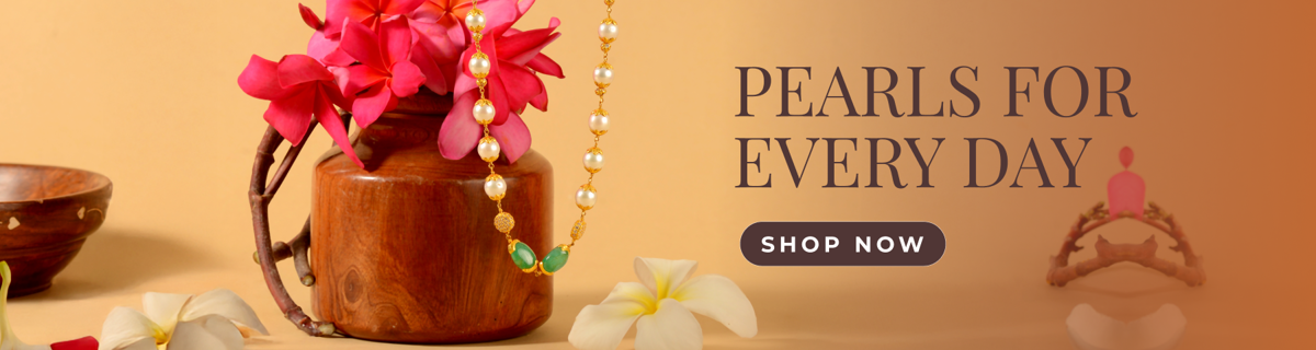 Buy Gold Pearl Jewellery Designs 2025