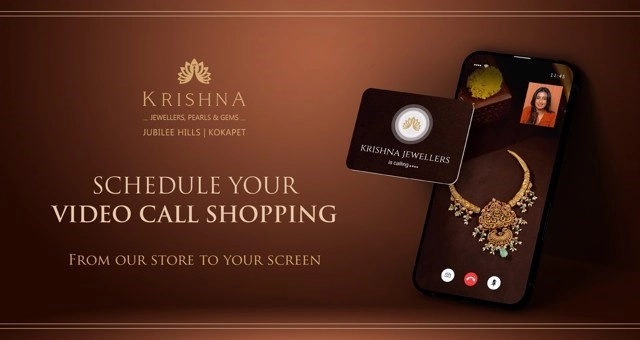 Video Call Shoping At Krishna Jewellers