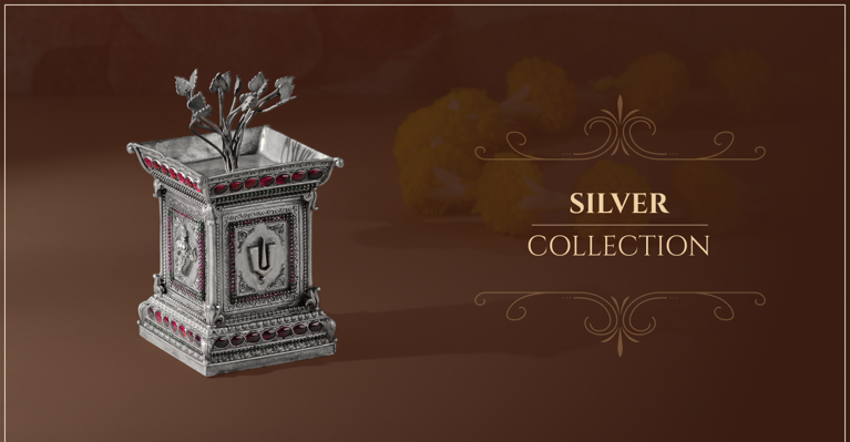 Buy Silver Pooja Articles Online at Krishna Jewellers