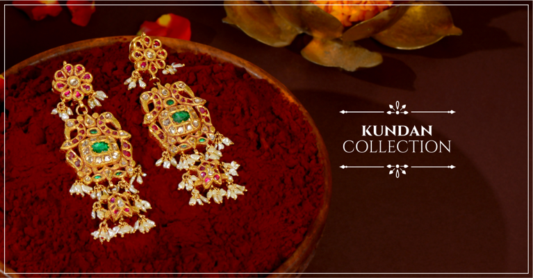 Buy 22k Gold Kundan Jewellery at Krishna Jewellers