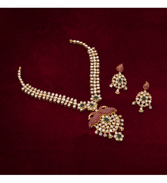 Gold Paachi Necklace Set