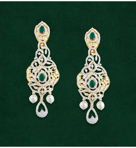 Contemperory Diamond Earrings