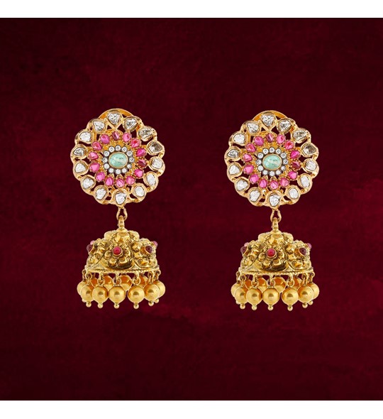 22KT Gold Earrings Shop Latest Gold Earrings in 22 Karat Online