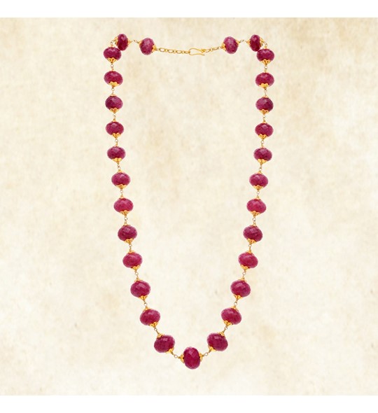 Vintage Ruby Necklace