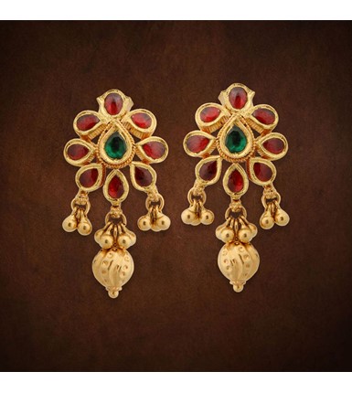 Lalitha Jewellery Earrings Collections 2024 | www.bellerieve.com