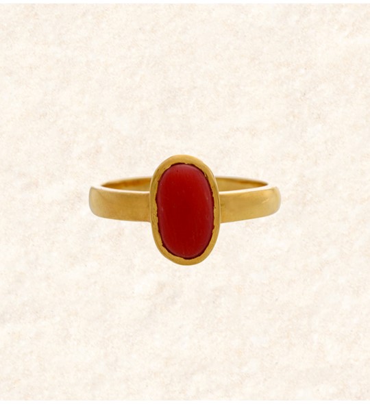 Certified 3-10ct/ratti Red Coral moonga Trillion Shape Gemstone Panchdhatu  Ring for Mangal Dosh Triangle Birthstone Astrological Ring - Etsy