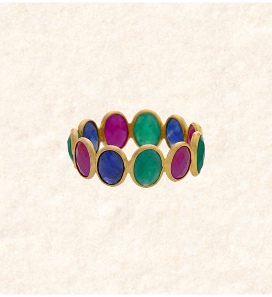 Multi Stones Finger Ring