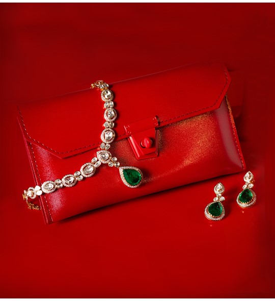 Diamond Emeralds Necklace JGT0870