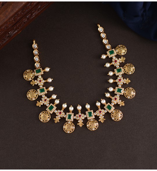 Gold Ram Parivaar Kaasu Mala