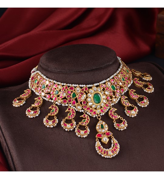 22kt Gold  Kundan Choker