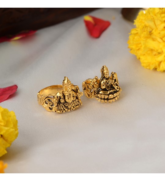 Neha Gold Ring Online Jewellery Shopping India | Dishis Designer Jewellery