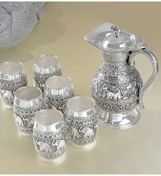 Elite Silver Mug Set