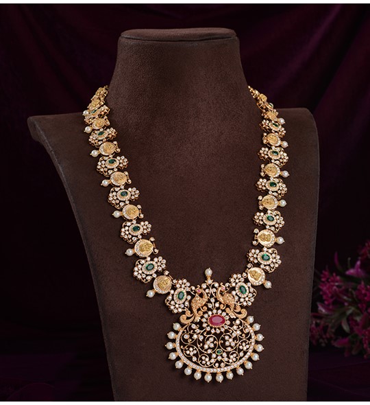Regal Lakshmi Coin Mala - Krishna Jewellers