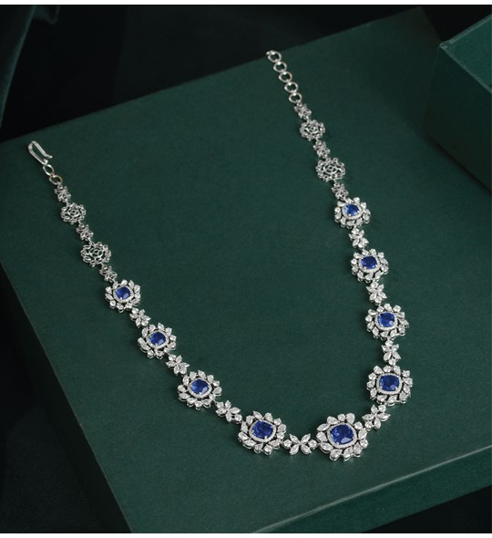 Small Diamond Haram in Floral Motif