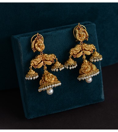 Latest Gold Earrings Designs 2023 Style with Elegance  South Indian Jewels