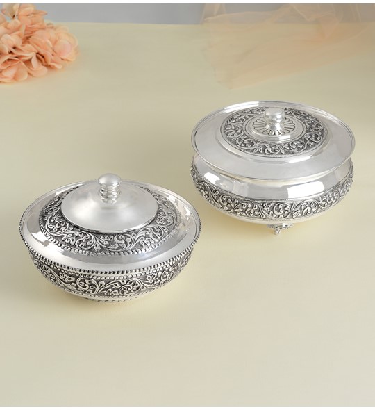 Antique Silver Casserole