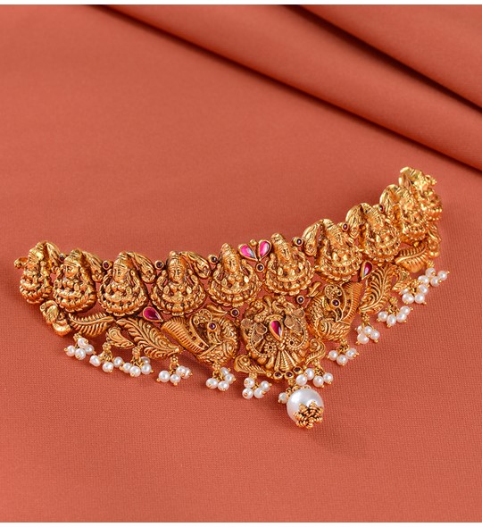 Mahalaxmi Gold Choker Necklace