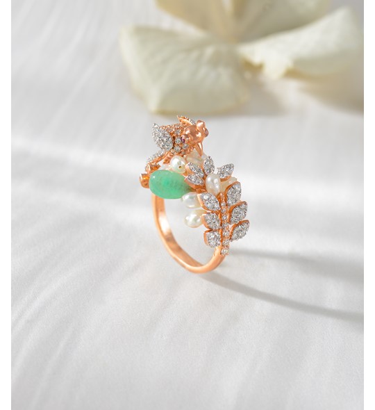 Rose Gold Diamond Ring