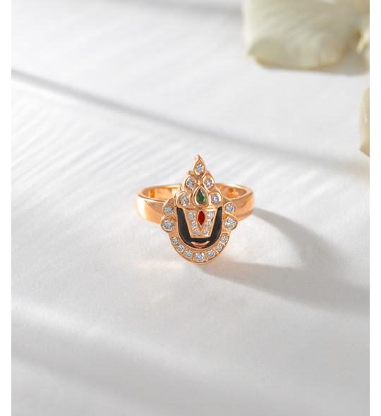 Buy 22Kt Full Balaji Gold Ring For Men 97VM6501 Online from Vaibhav  Jewellers