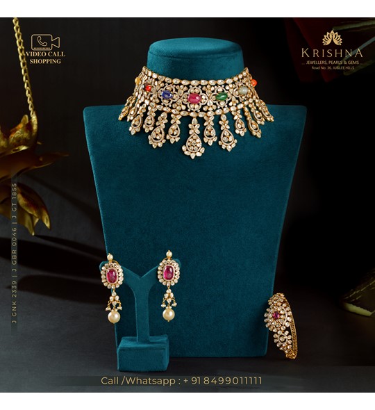 Luxy Navaratana Polki Set