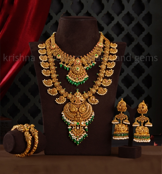 Shop Bridal Gold Necklace Sets Krishnajewellers Com