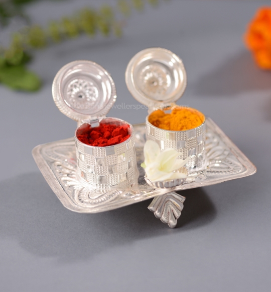 Haldi Bowl & Kumkum Set