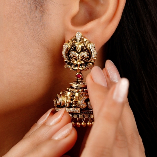 50+ Traditional & Bridal Gold Jhumka Designs @ Best Price - Candere by  Kalyan Jewellers