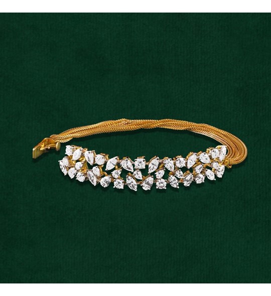 Diamonds Yellow Gold Bracelet