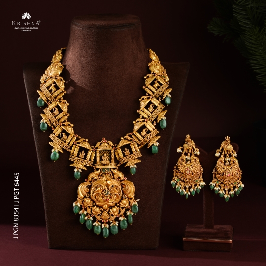 Temple Gold Bridal Haram Sets