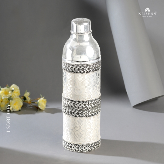 Luxy Silver Water Bottle