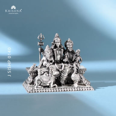 Pure Solid silver Lord Ganesha statue – Karizma Jewels